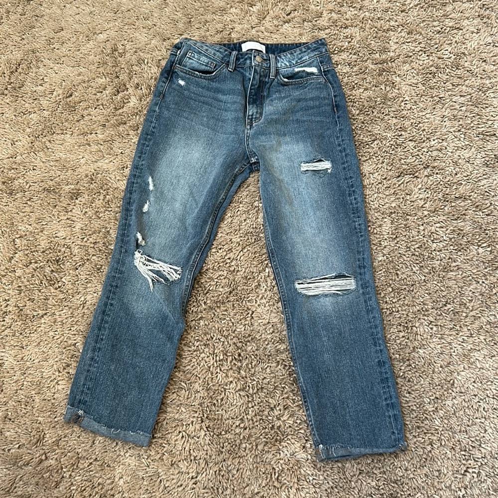 Vervet Blue mom jeans: Size 27